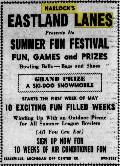 Washington Lanes (Narlock Lanes) - Apr 14 1971 Ad (newer photo)